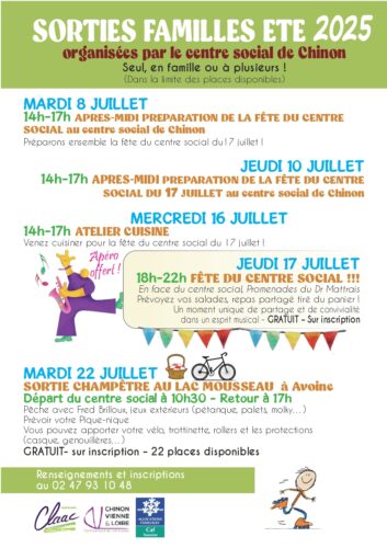 PROGRAMME SORTIES FAMILLE ETE