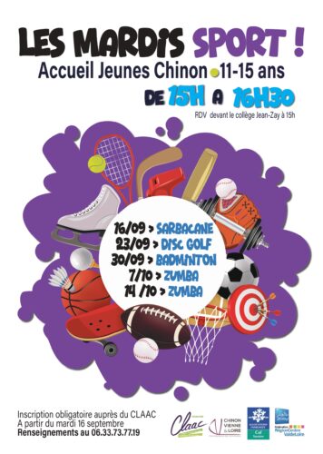 LES MARDIS SPORT !