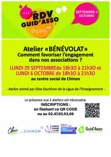 ATELIER BENEVOLAT – Gratuit