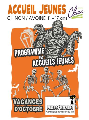 PROGRAMME JEUNES DES VACANCES D’OCTOBRE