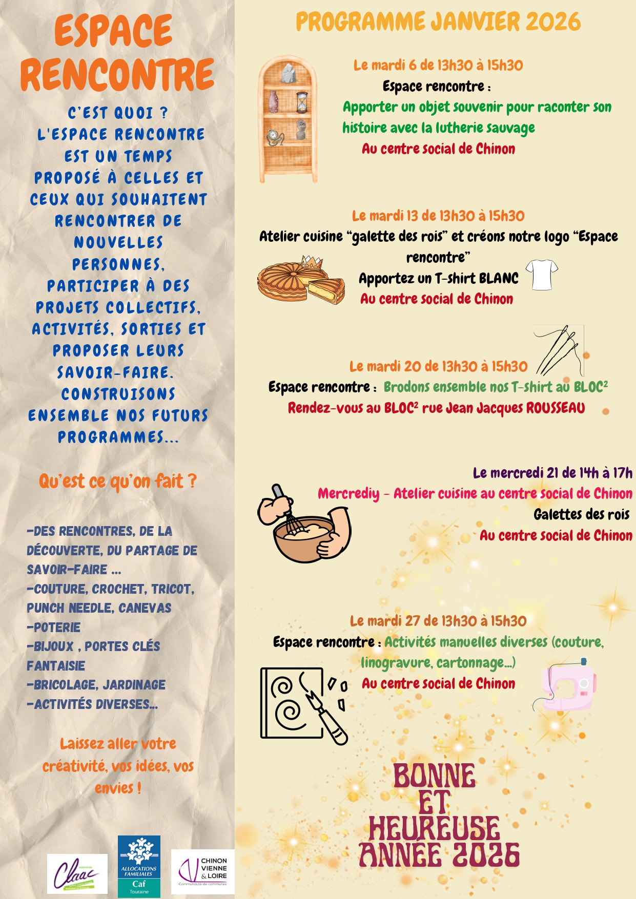 PROGRAMME ESPACE RENCONTRE