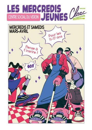 PROGRAMME  JEUNES DES MERCREDIS ET SAMEDIS MARS-AVRIL