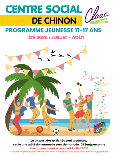 PROGRAMME JEUNES D&rsquo;ÉTÉ CHINON