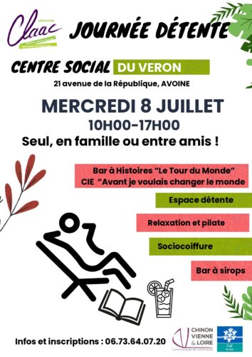 8 JUILLET – JOURNÉE BIEN-ÊTRE ET DÉTENTE