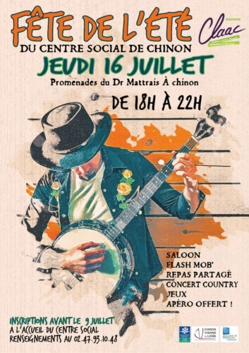 FÊTE DE L&rsquo;ÉTÉ DU CENTRE SOCIAL DE CHINON