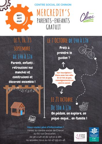 MERCREDIY&rsquo;S PARENTS / ENFANTS SEPTEMBRE-OCTOBRE