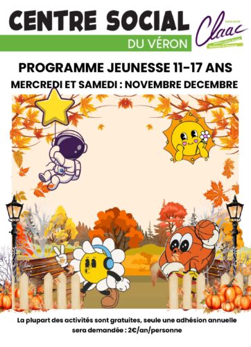 PROGRAMME JEUNESSE VÉRON 11-17 ANS